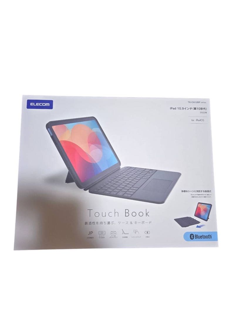 【新品未開封】ELECOM Touch Book for iPad 第10世代用