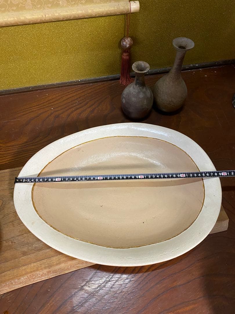 美品　花器　生花プレート　変形