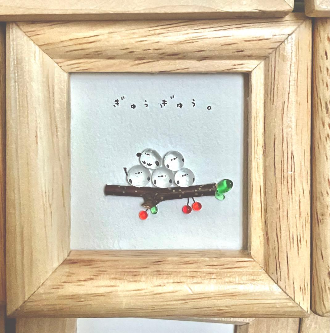 ハンドメイド作品セット⭐︎シマエナガ　シーグラスアート