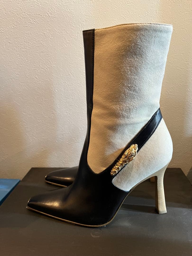 GUCCI レザー スエードブーツ　36