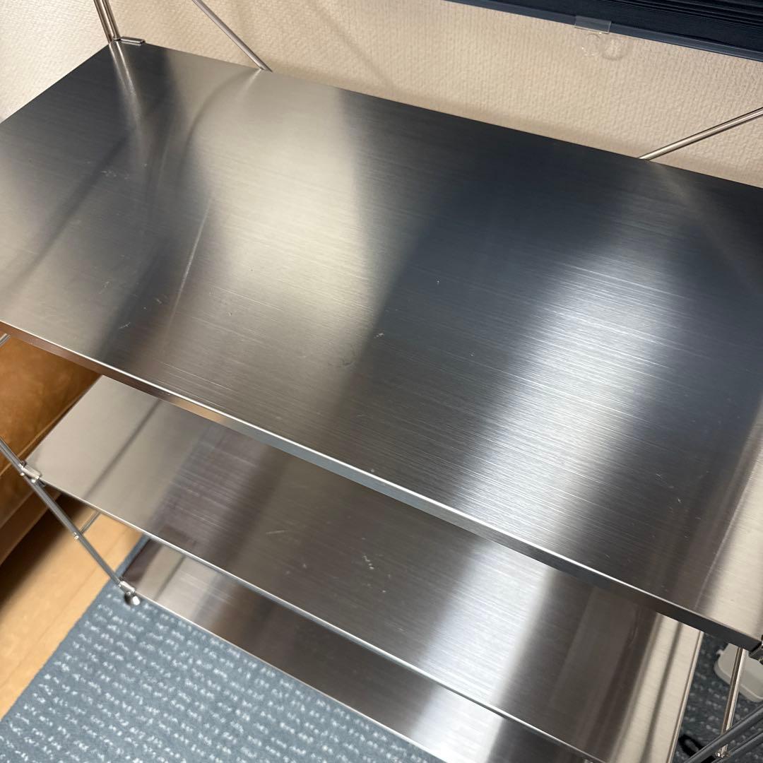 無印良品　ステンレスユニットシェルフ　中