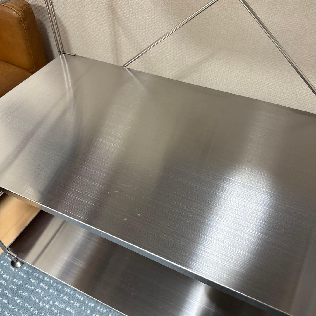 無印良品　ステンレスユニットシェルフ　中