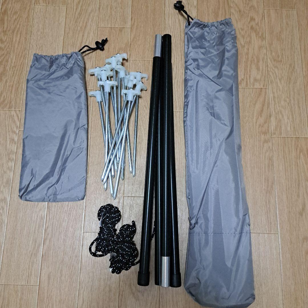 【美品】DODムシャテントTCソロテントT1-819-KH ☆タープポール付き☆
