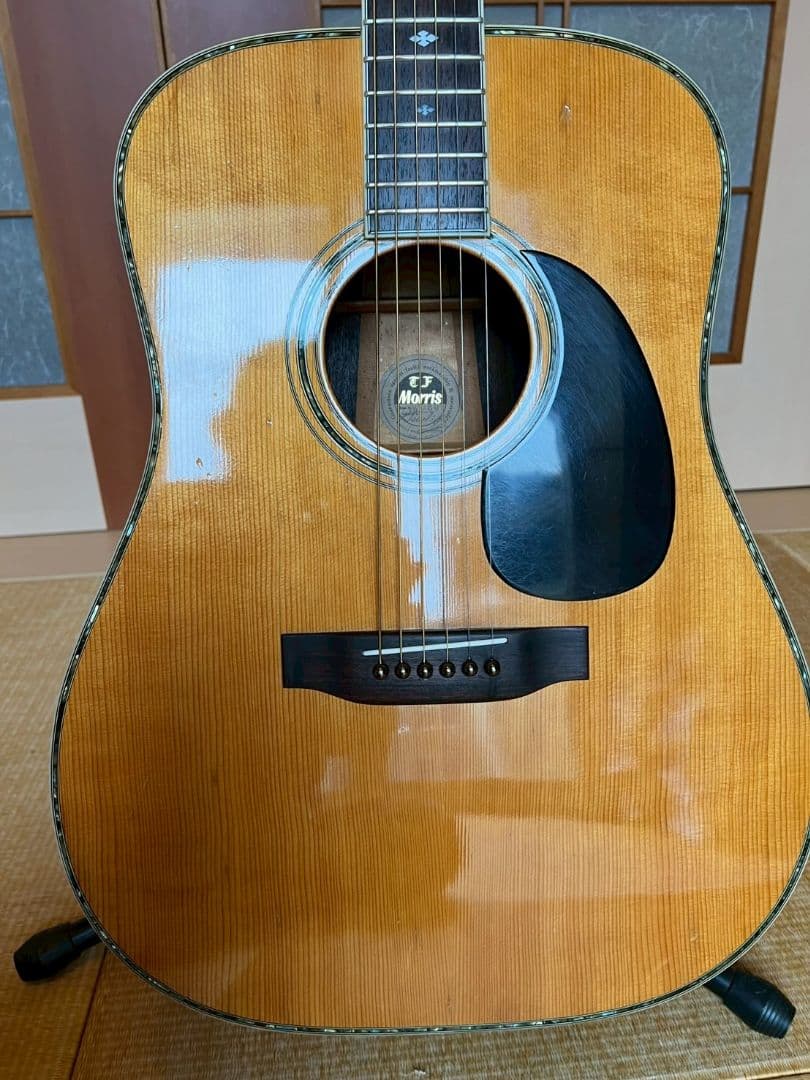 モーリスW-60 ハカランダ JAPANビンテージ　メンテ済　サドル、ナット牛骨