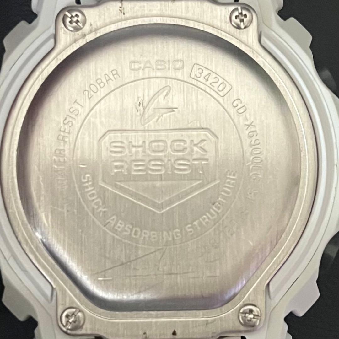 【美品/希少】G-SHOCK GD-X6900LG-8JFブリーザードホワイト