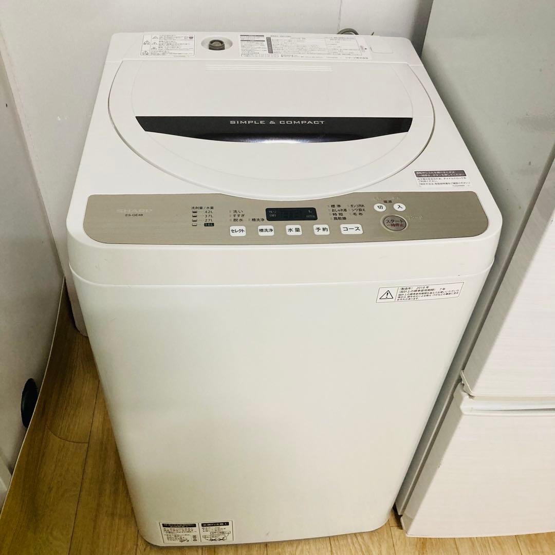 美品使用感の少ないシャープ一人暮らし家電セット❗️大阪、大阪近郊配送設置無料