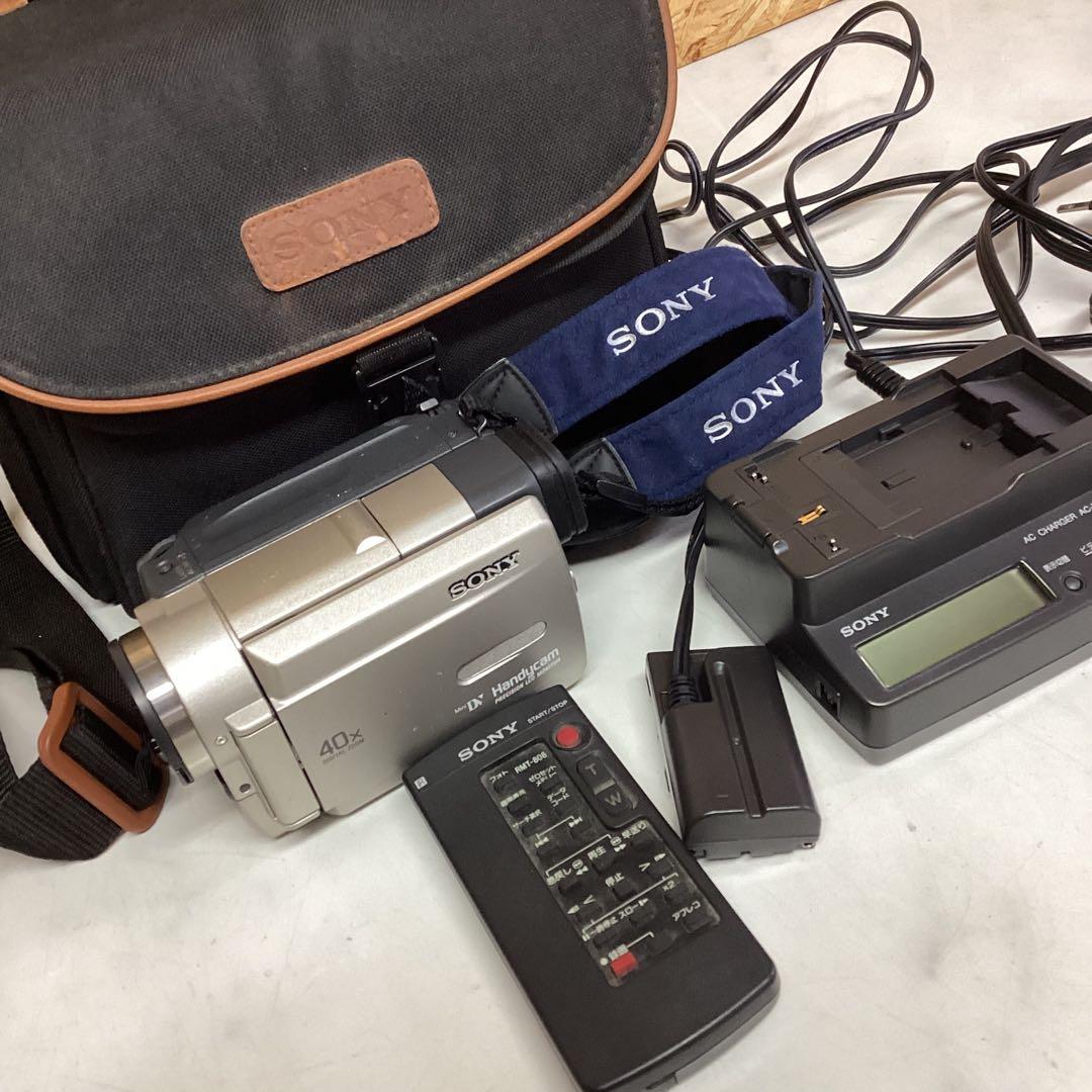 SONY DCR-TRV5 ビデオカメラ本体　ハンディカメラ　収納バック（H36