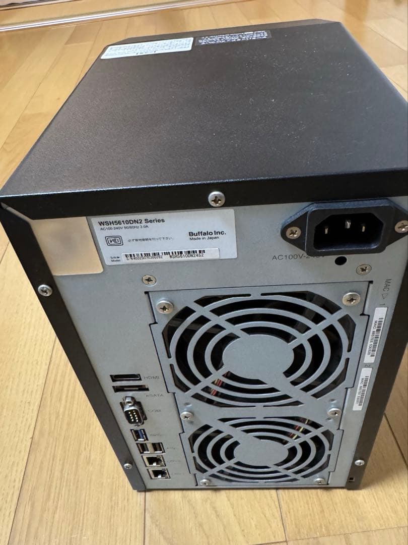 バッファロー　WSH5610DN24S2 RAID NAS 鍵なし