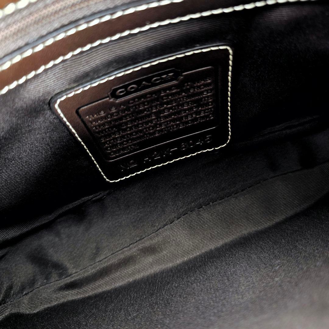 極美品 コーチ COACH シグネチャー ホーボー ショルダーバッグ 6045