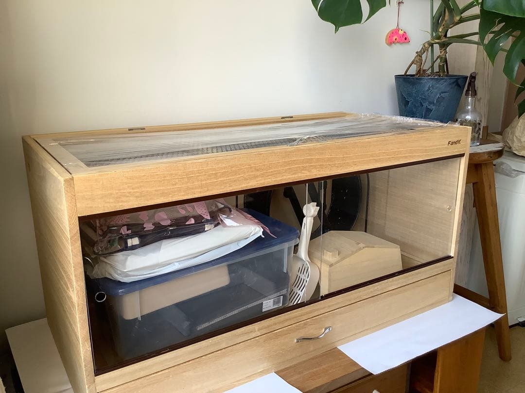 木製 中型・飼育ケース ハリネズミ用