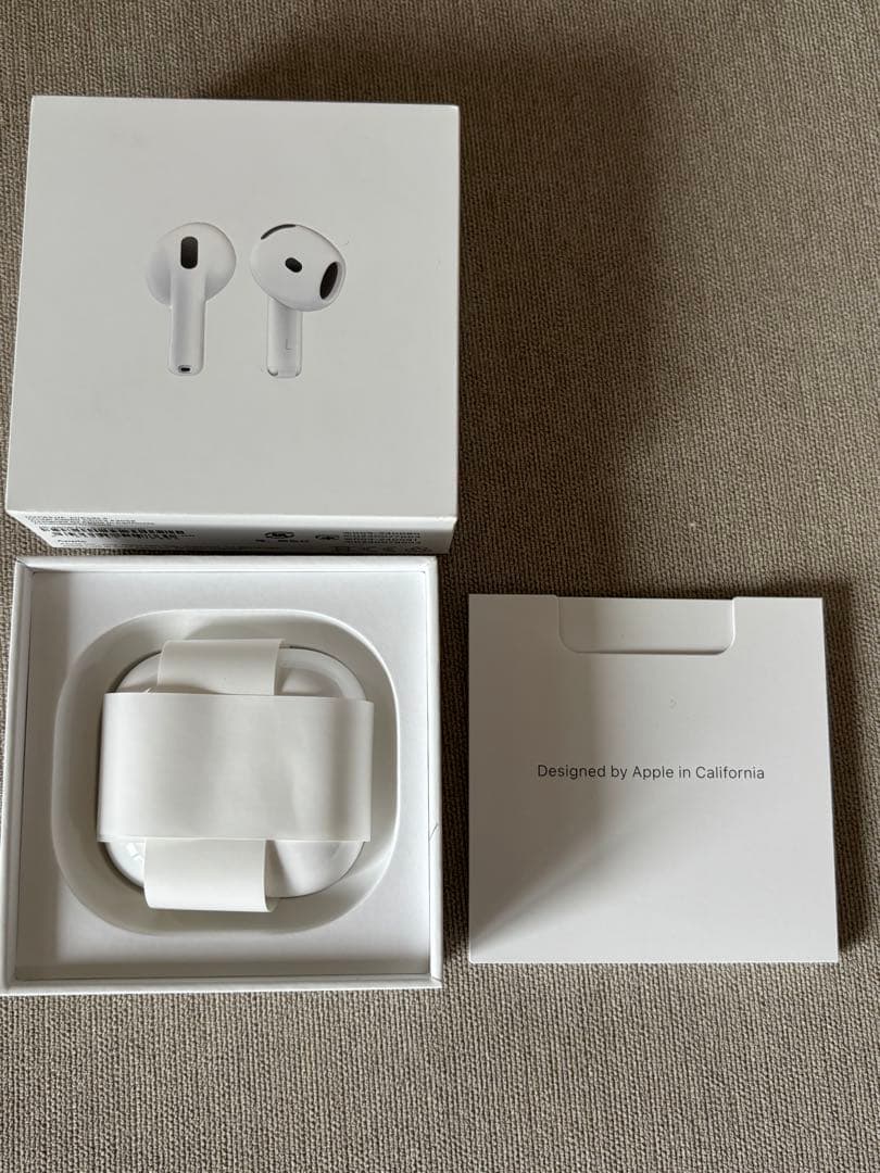 Apple AirPods 4 本体　アクティブノイズキャンセリングなし