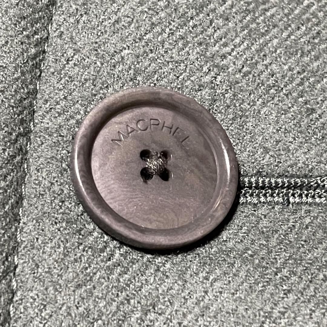 極美品　マカフィー　ライトメルトンフーデッドコート　カーキ