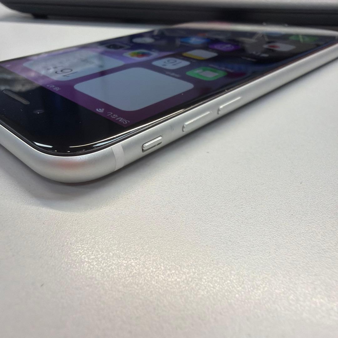 訳あり iPhone SE2 64GB ホワイト 100% TouchID不可