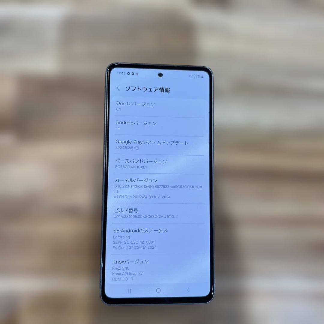 K1555 docomo SIMフリー　Galaxy A53 5G SC-53C