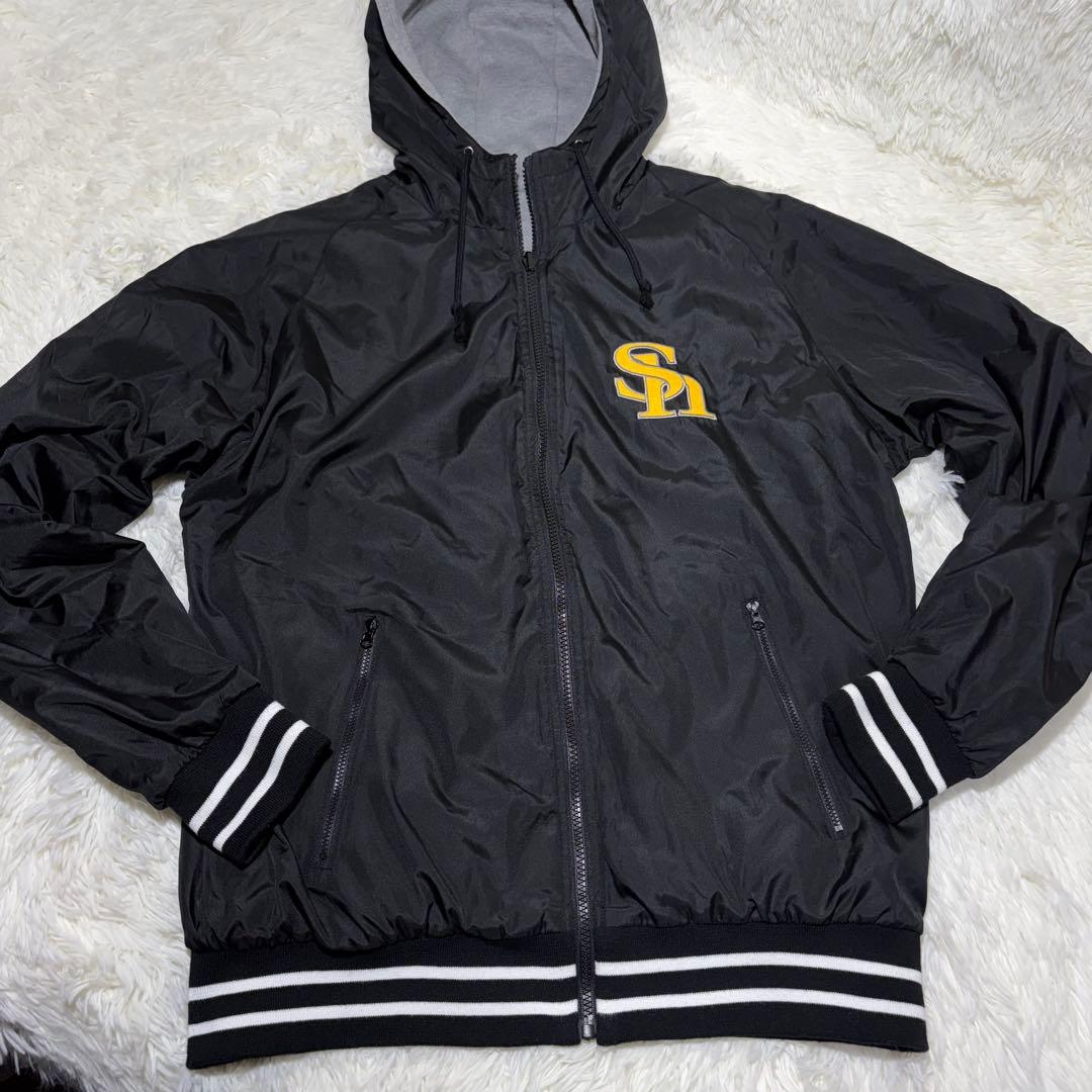 ☆美品☆クラブホークス 限定 ２way パーカー Lサイズ ソフトバンク 非売品