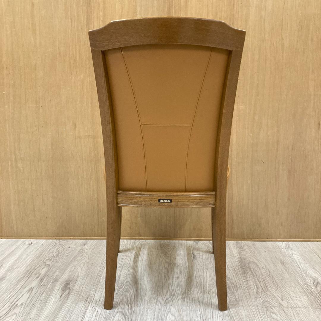 【カリモク】ドマーニ　本革　ダイニングチェア　ハイバック　椅子　A