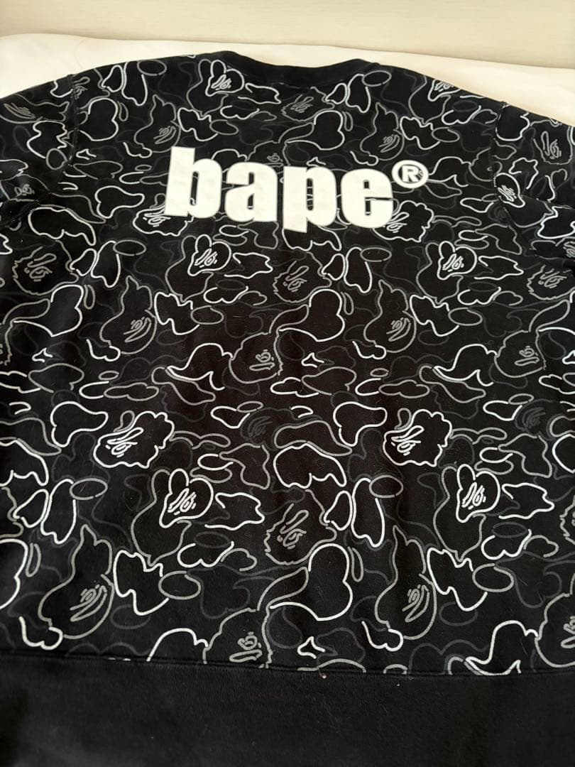 A BATHING APE 迷彩トレーナー