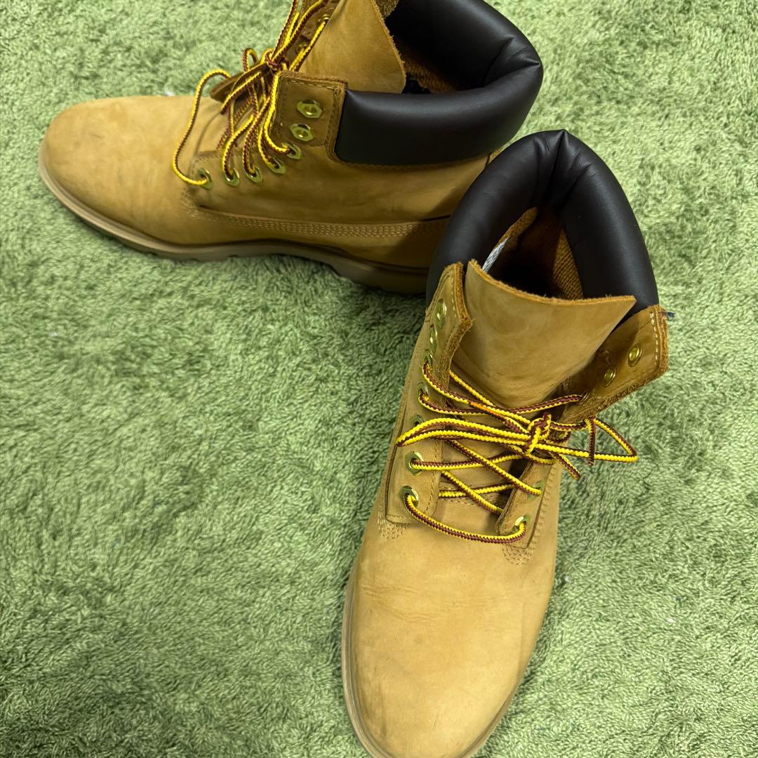 Timberland 防水スエードブーツ ベージュ