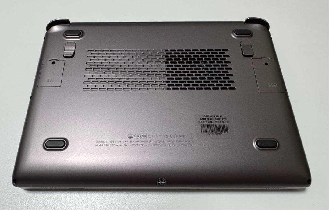 ミニPC GPD Win Max2 6800U 32GB 1TB