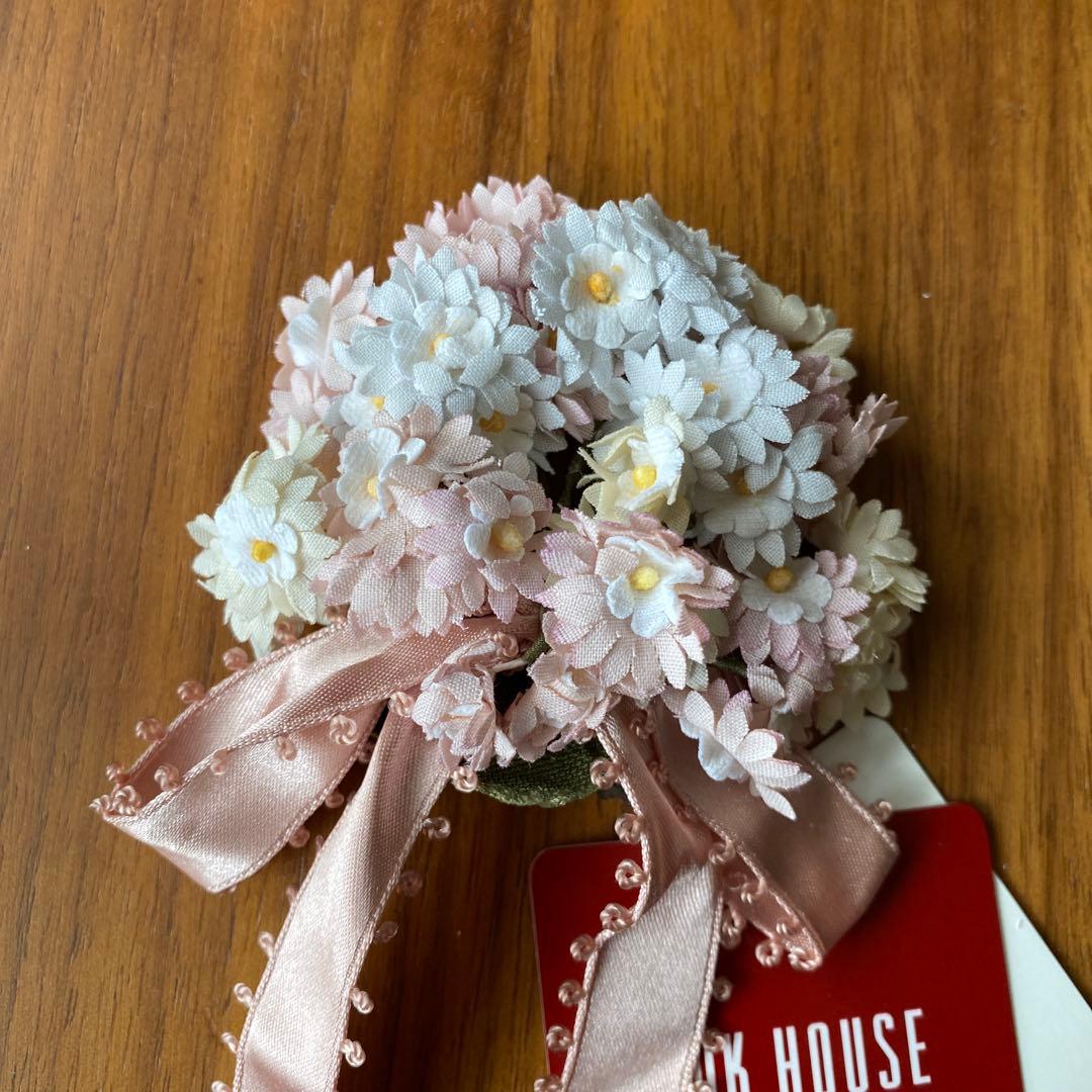 PINK HOUSE ピンクハウス　芝桜の手まりうたコサージュ