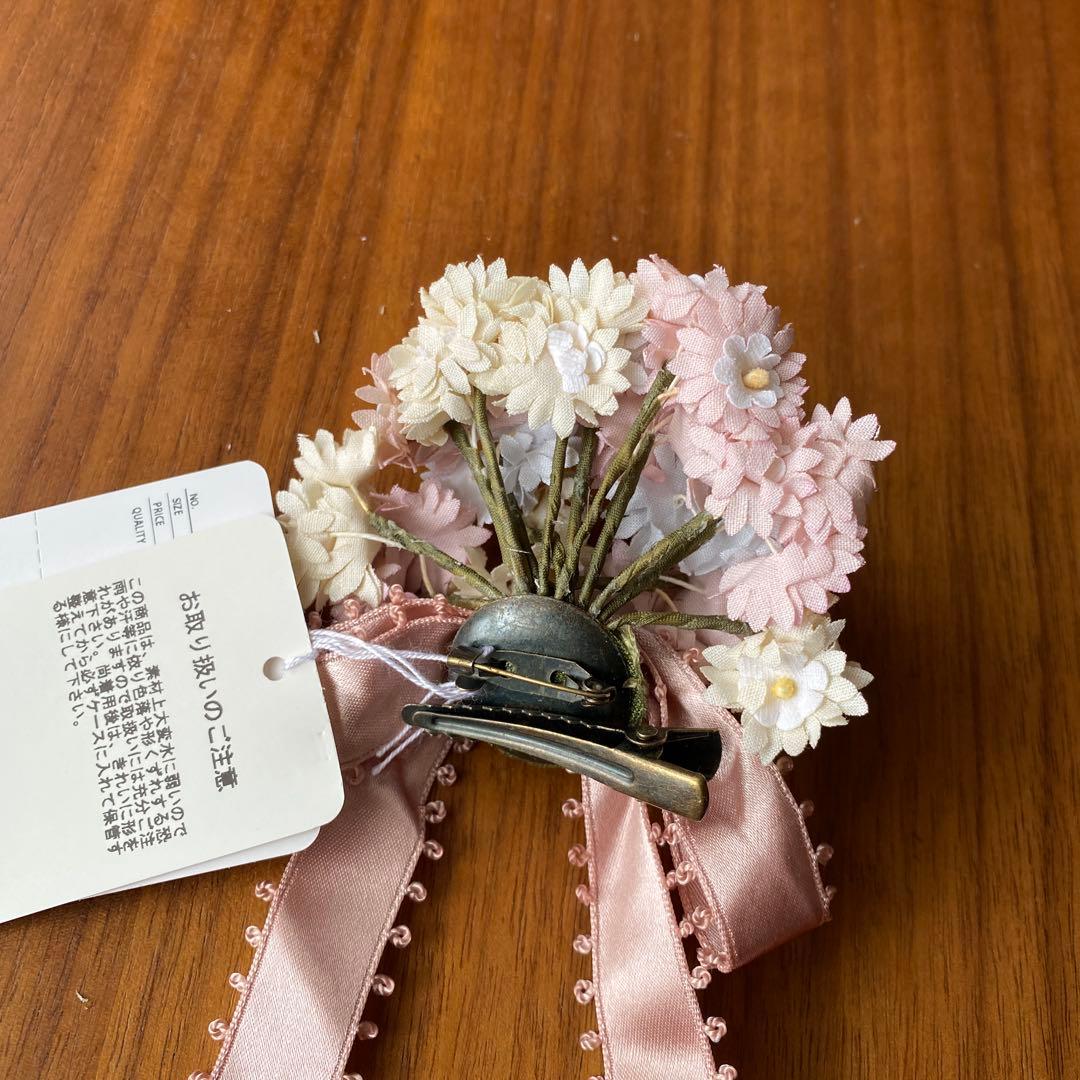 PINK HOUSE ピンクハウス　芝桜の手まりうたコサージュ