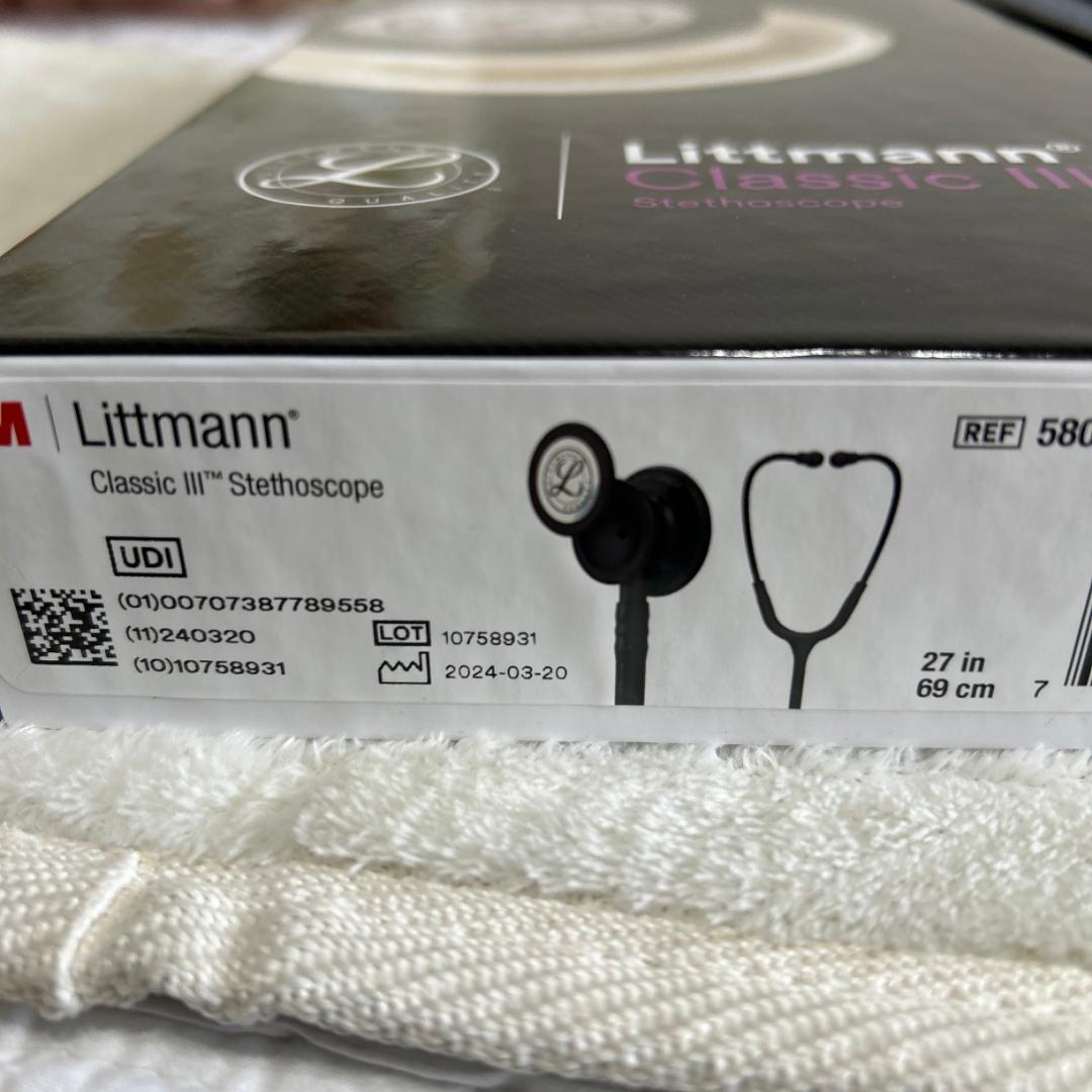◆聴診器　3M リットマン クラシックIII （ブラックエディション）