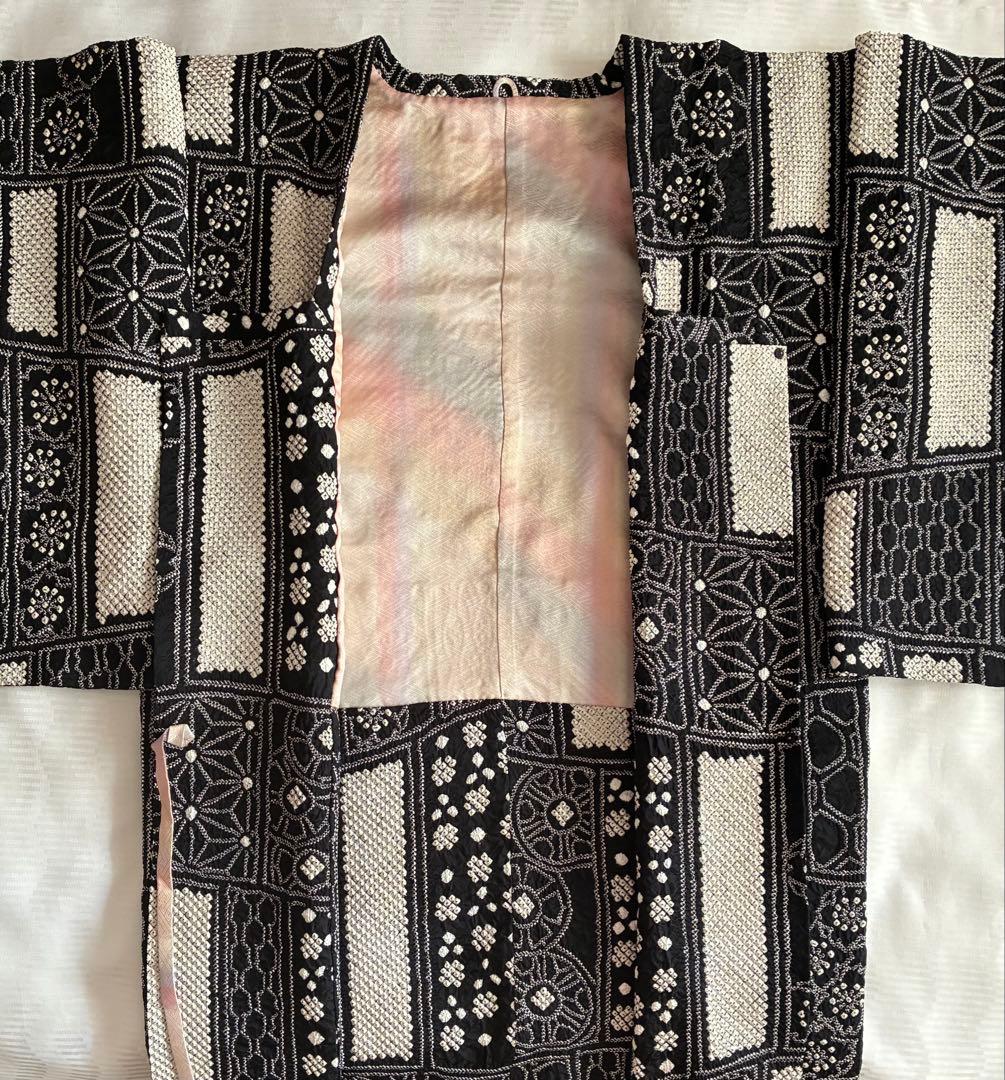 疋田　総絞り　道行コート