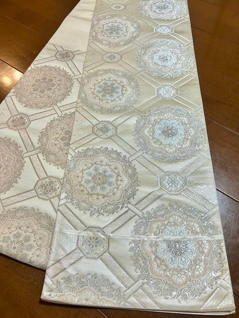 美品　正絹訪問着　フルセット4点　卒業式　入学式　七五三　お宮参り　西陣袋帯