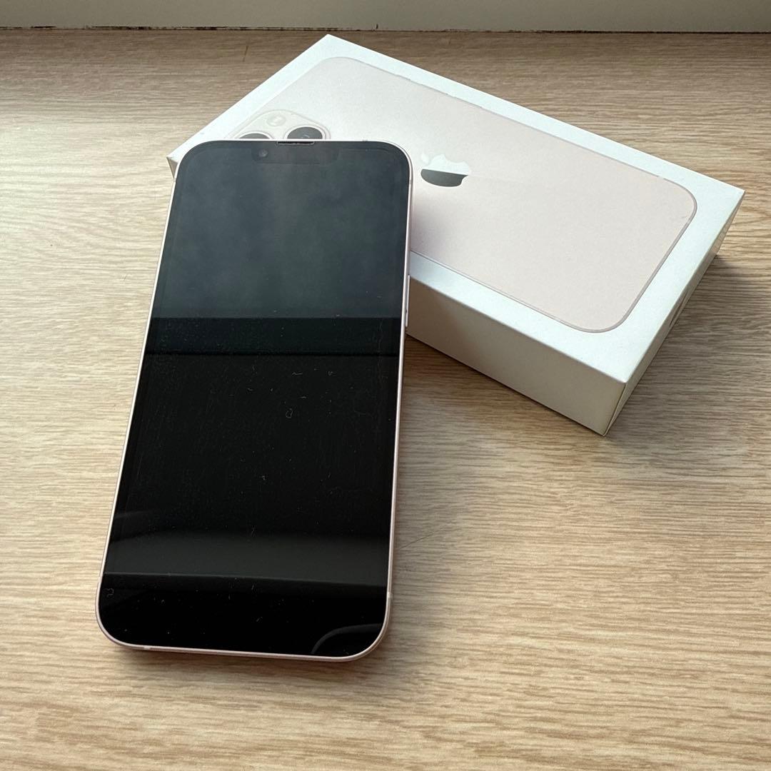 【美品】iPhone13 128GB Pink ピンク