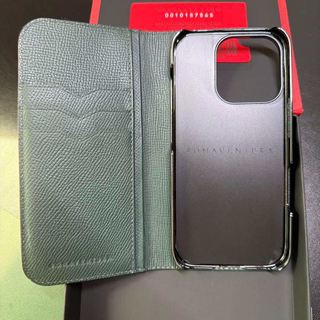 BONAVENTURA iPhone16Proダイアリーケース ノブレッサレザー