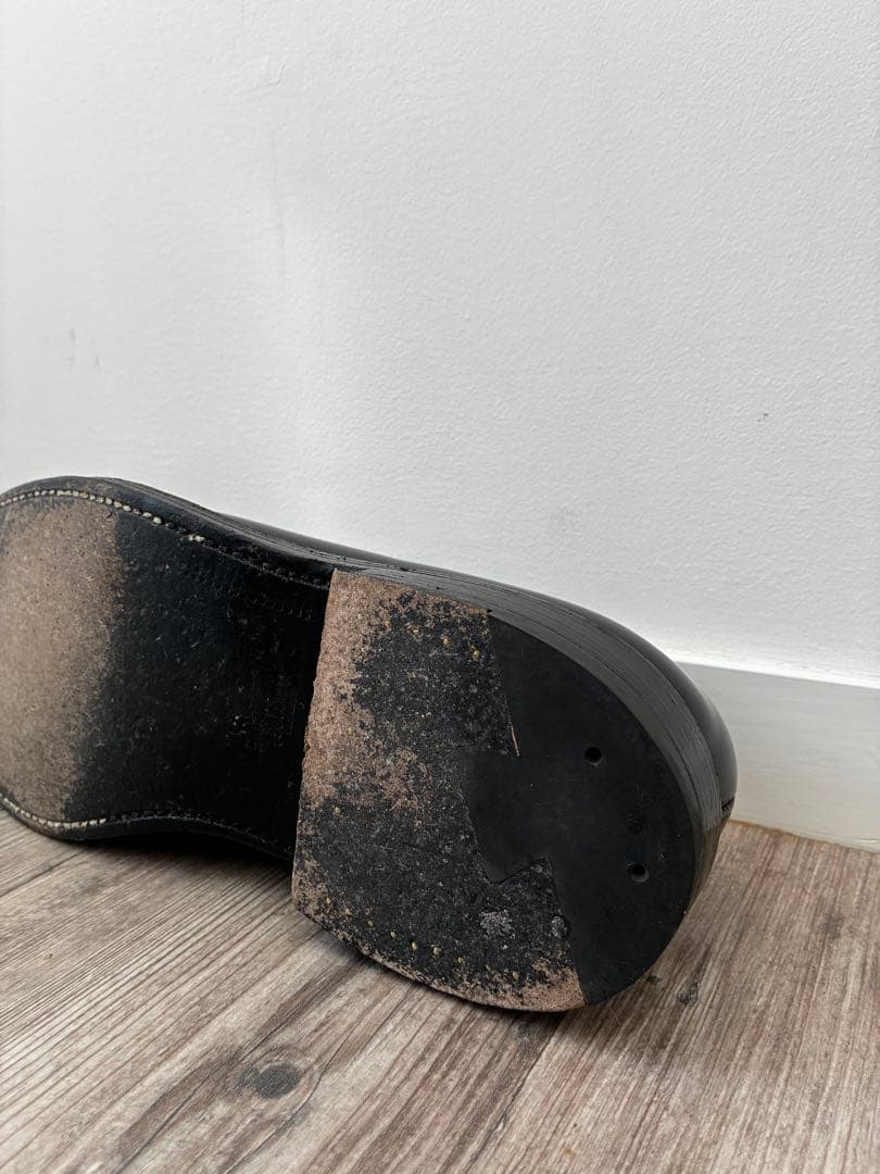 Alden 9901 プレーントゥ 黒 7 1/2 Dオールデン コードバン