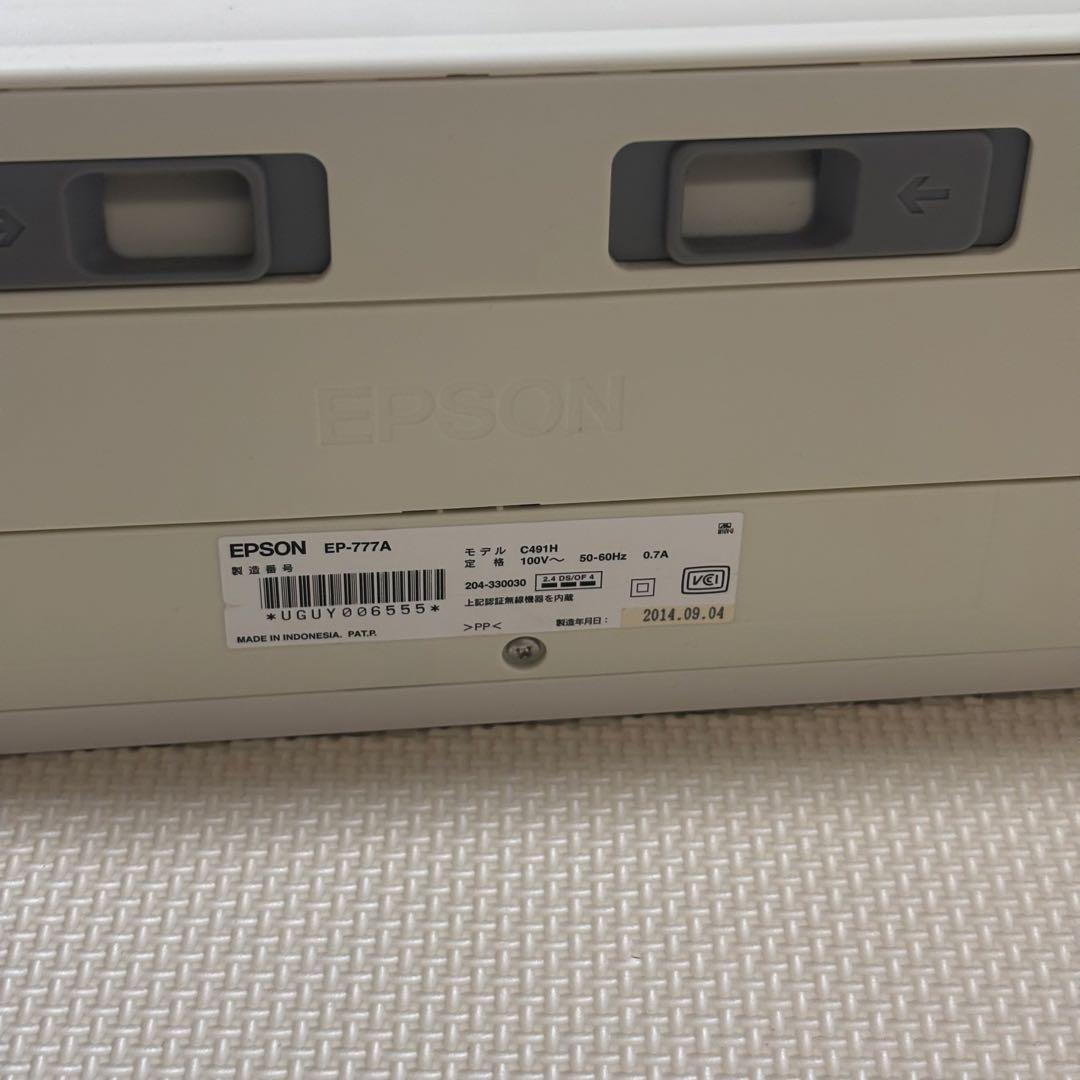 EPSON EP-777A インクジェットプリンター　動作未確認