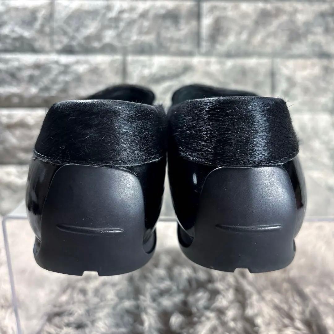 極美品❣️ CAMPER カンペール ハラコ ローファー 黒 24.5cm