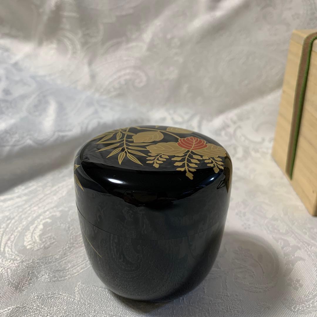 桐竹蒔絵　棗　桜田慶舟造