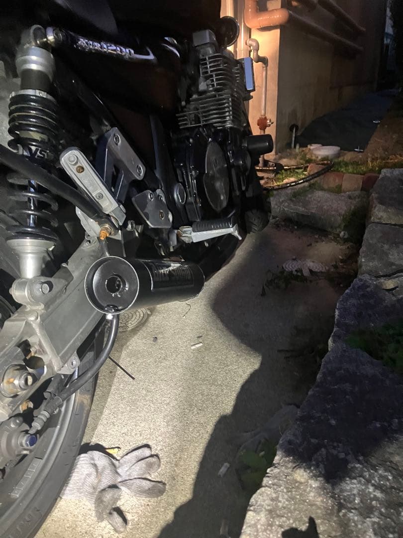 xjr1200 4KG ショート管　70パイ　引取限定