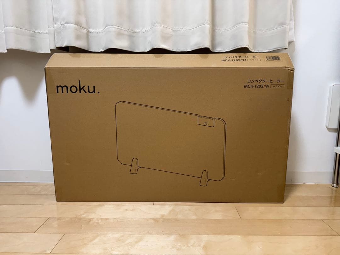 moku 電気ヒーター MCH-1202/W ホワイト
