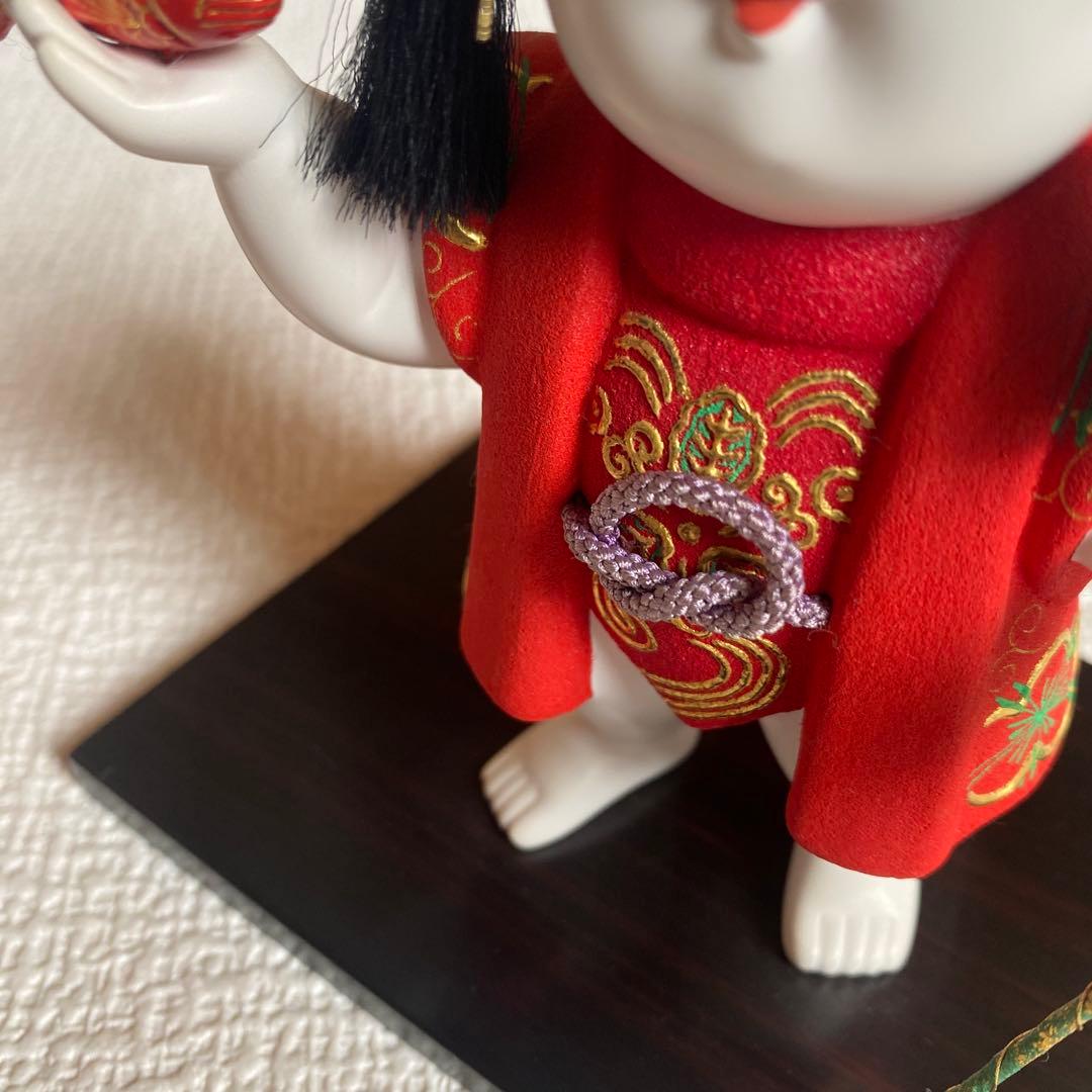 希少✨中村信喬　恵比寿　御所人形　丸平大木人形店購入　縁起物　置物