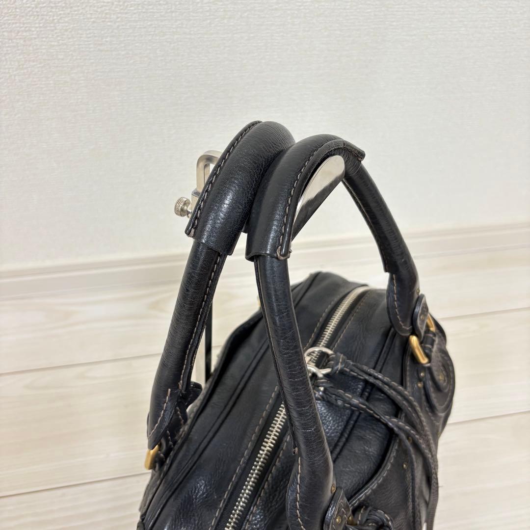 Chloe クロエ パディントン ハンドバッグ レザー 南京錠