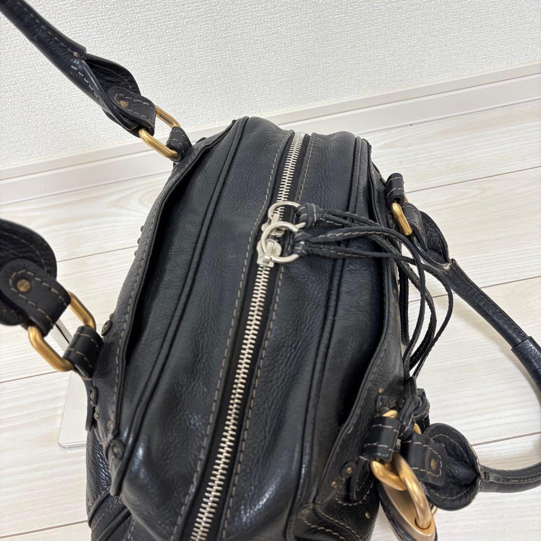 Chloe クロエ パディントン ハンドバッグ レザー 南京錠