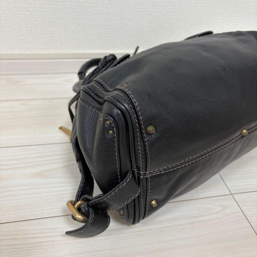 Chloe クロエ パディントン ハンドバッグ レザー 南京錠