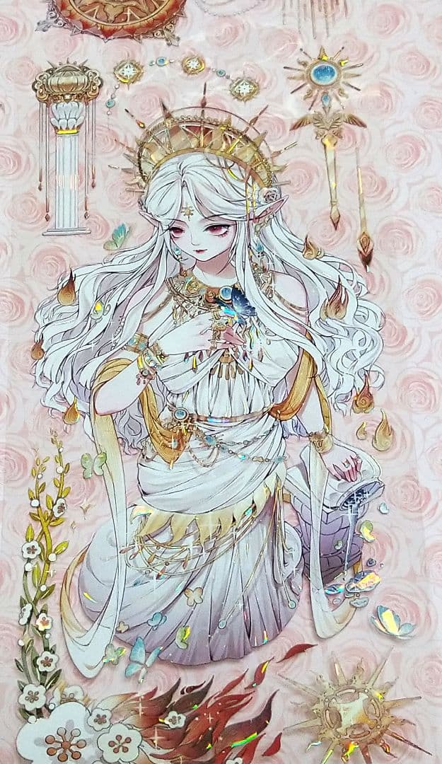 J1010＃天阶序曲(贝壳光)魔法堂切り売り海外人物マステ女の子