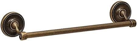 Specid Antique 真鍮古色仕上げ タオルバー 台座中心間隔36cm