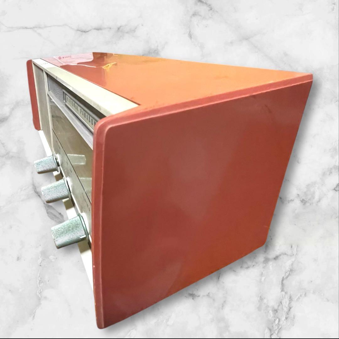 昭和レトロ　1963年　ナショナル パナソニック RE-250 真空管ラジオ