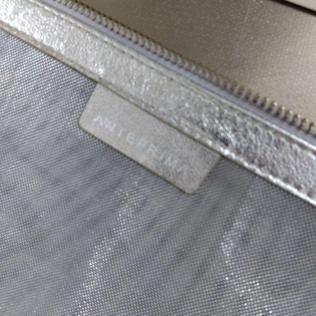 極美品アンテプリマ ワイヤーバッグ スタンダード スクエアラージ シルバー