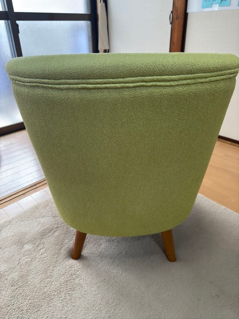 テ*ん様 unico SOPHIE グリーン 1人掛けソファ