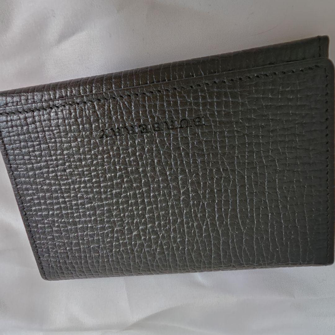 未使用級　バーバリー　カード入れ　ケース　名刺入れ　ブラック