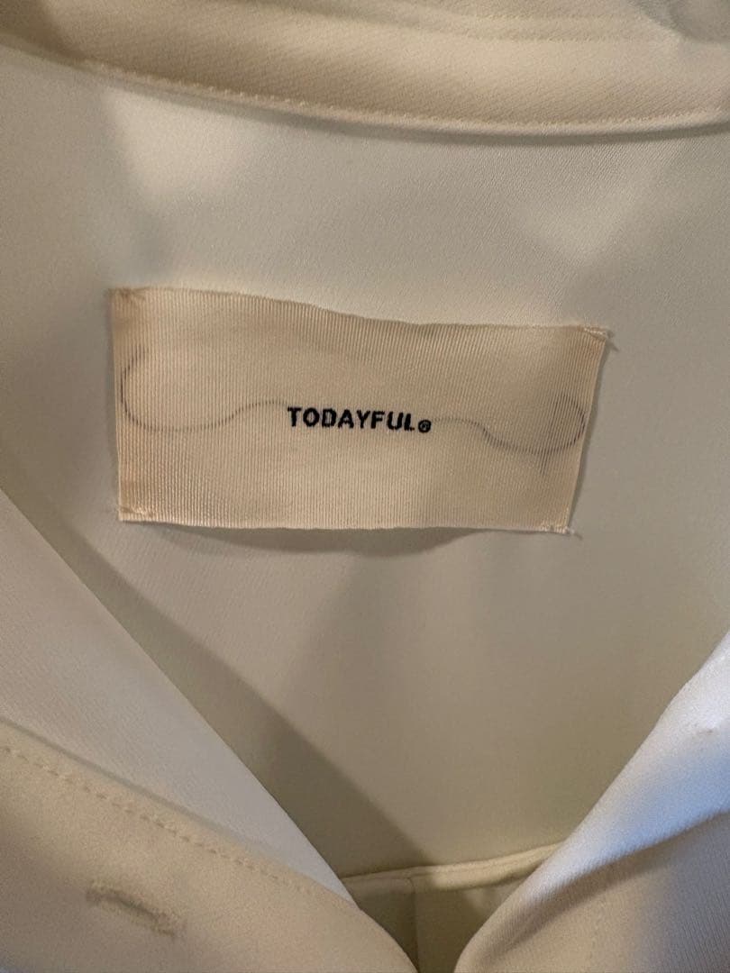 トップス todayful silky over shirts