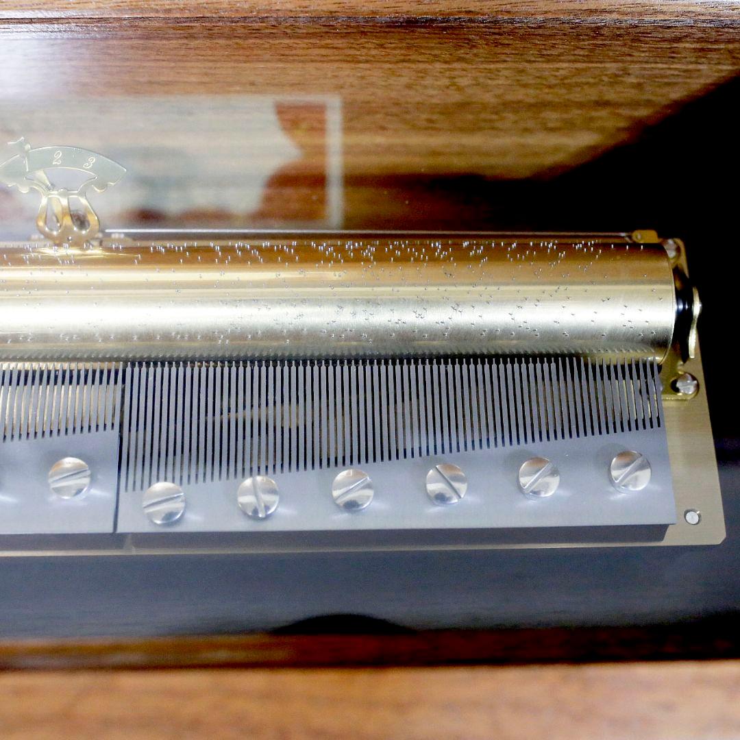 【美品】リュージュ 高級オルゴール １４４弁 チャイコフスキー ３メロディー