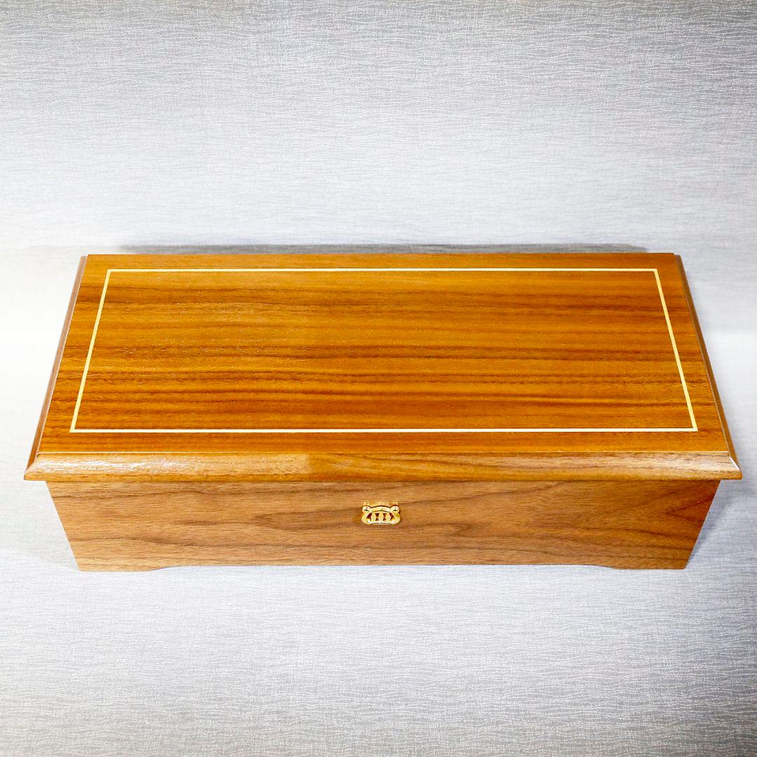 【美品】リュージュ 高級オルゴール １４４弁 チャイコフスキー ３メロディー