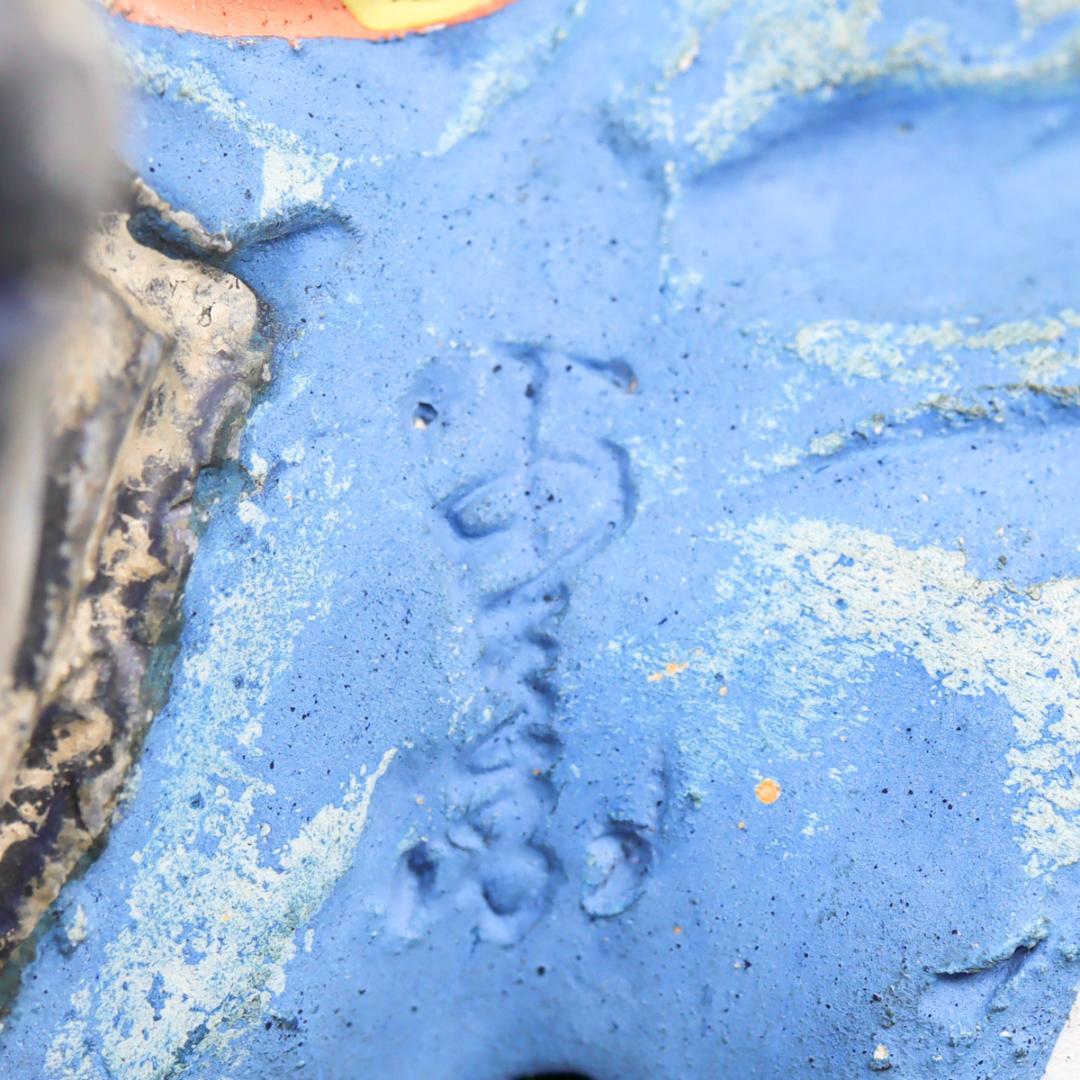 民芸 相撲 陶人形 置物 郷土玩具